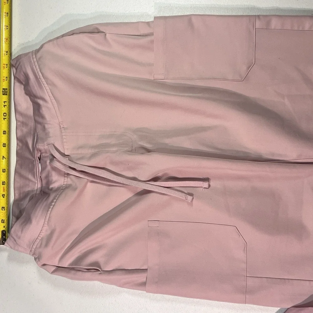 Mandala Women's Scrub Set Size M Bottoms Size‎ L Top Two Tone Pink Set
